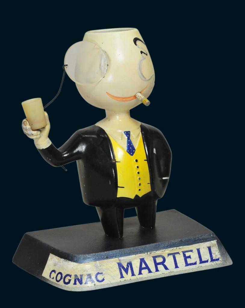 PLV GOGNAC MARTELL vers 1960 plâtre buste, Envoi