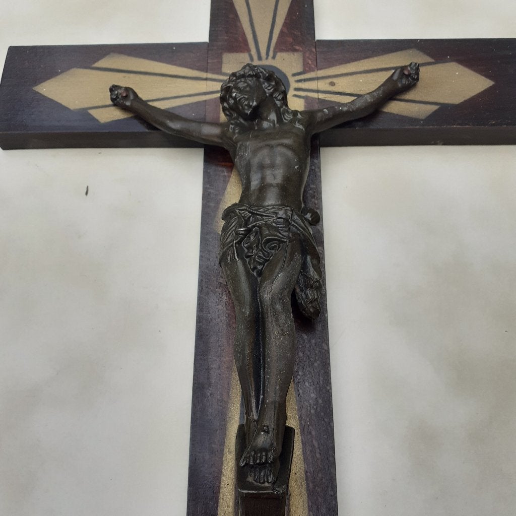 groot oud  kruisbeeld, Verzamelen, Ophalen