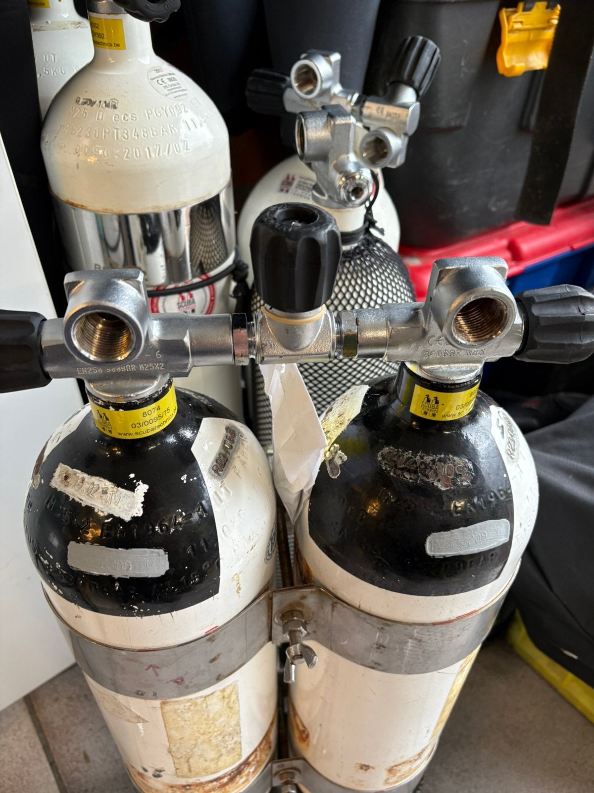 Duikfles Bi 7liter 300 bar, Ophalen, Duikfles