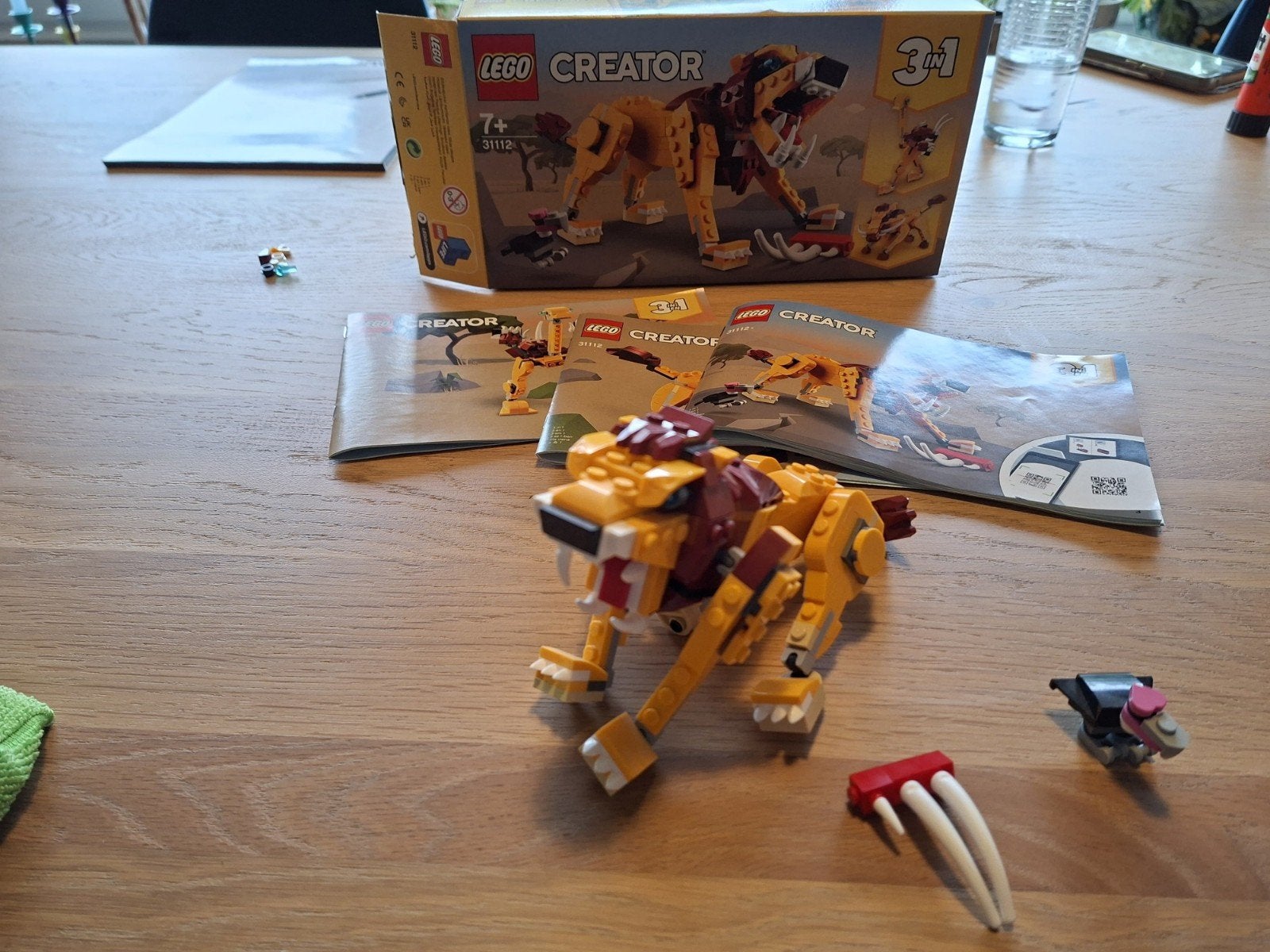 lego 31112 creator 3in1 leeuw, Ophalen, Lego, Inclusief instructies, Creator