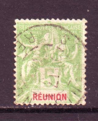 Postzegels Frankrijk : Franse kolonie: Reunion, Postzegels en Munten, Postzegels | Afrika, Ophalen of Verzenden, Overige landen