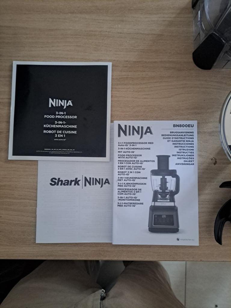 Ninja shark 3-1 blender/hakmolen/deegmixer, Elektronische apparatuur, Blenders, Ophalen, Blender