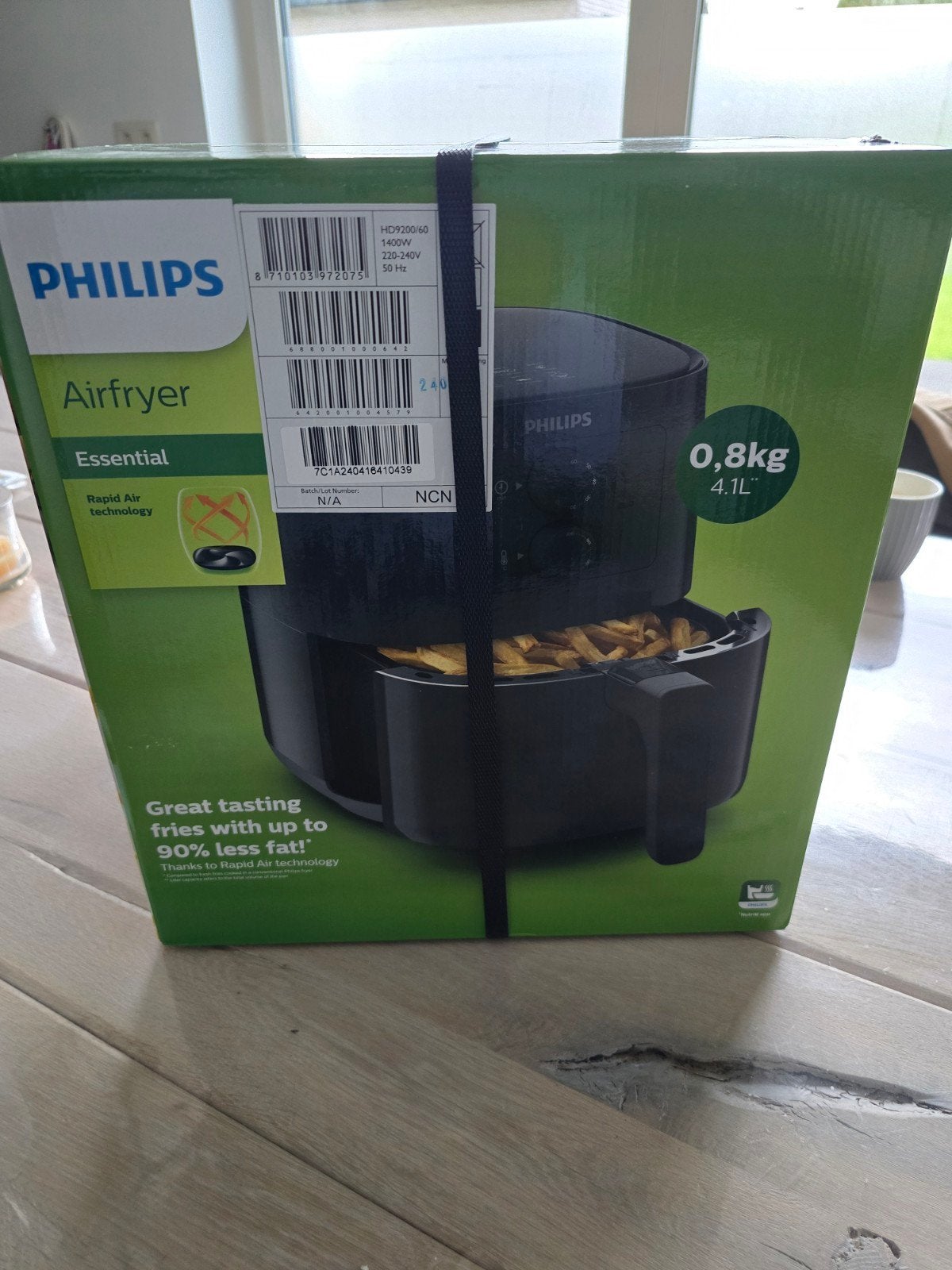 Philips Aifryer Nieuw in gesealde doos, Ophalen of Verzenden, Nieuw, Uitneembare binnenpan