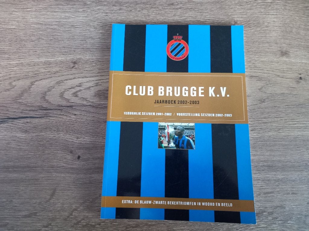 Livre Annuaire Club Brugge 2002-03 Football Bleu-Noir Sport, Enlèvement ou Envoi, Livre ou Revue