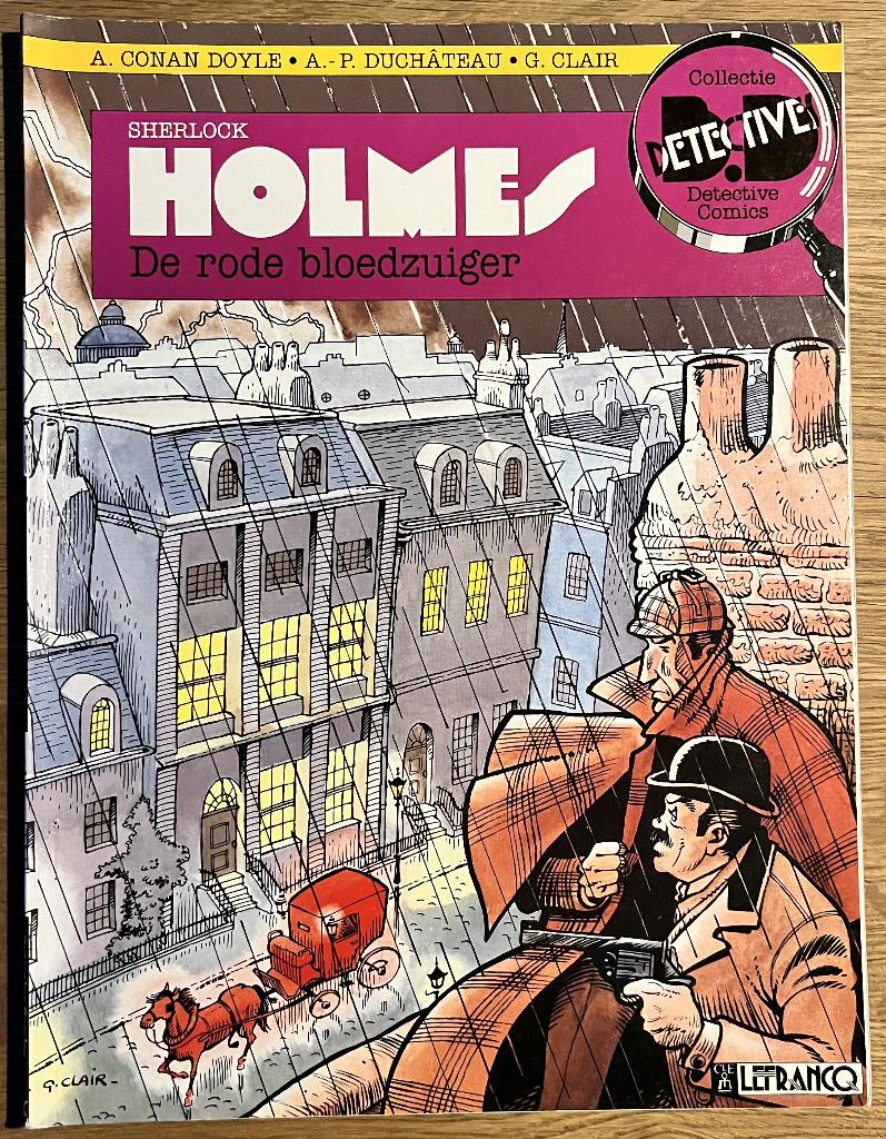 Holmes - De rode bloedzuiger - 1e dr(1990) Strip, Boeken, Stripverhalen, Eén stripboek, Ophalen of Verzenden, Gelezen