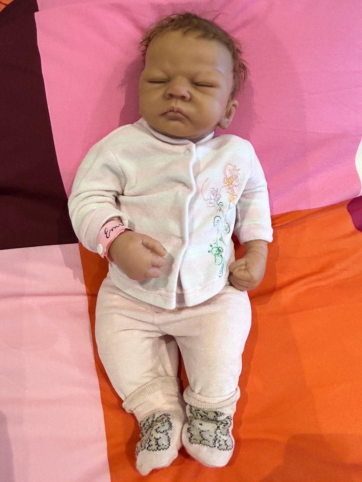 Prachtige reborn babypop – Ashton-Drake | Linda Webb, Ophalen of Verzenden, Zo goed als nieuw, Babypop