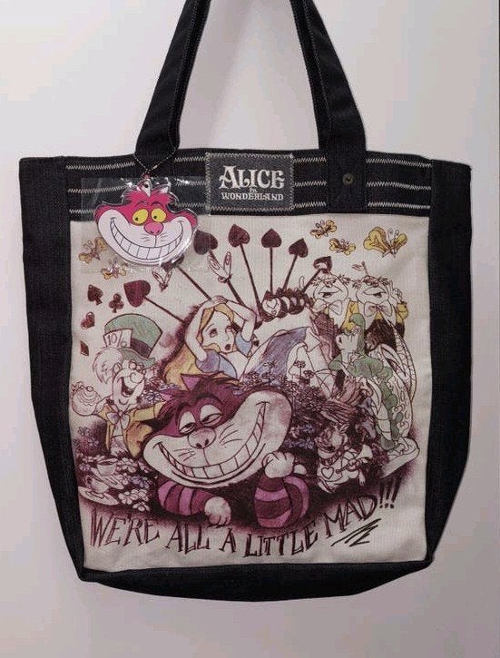 Tote bag neuf DISNEY LOUNGEFLY Alice au pays des Merveilles, Ophalen of Verzenden, Nieuw, Kleding of Textiel