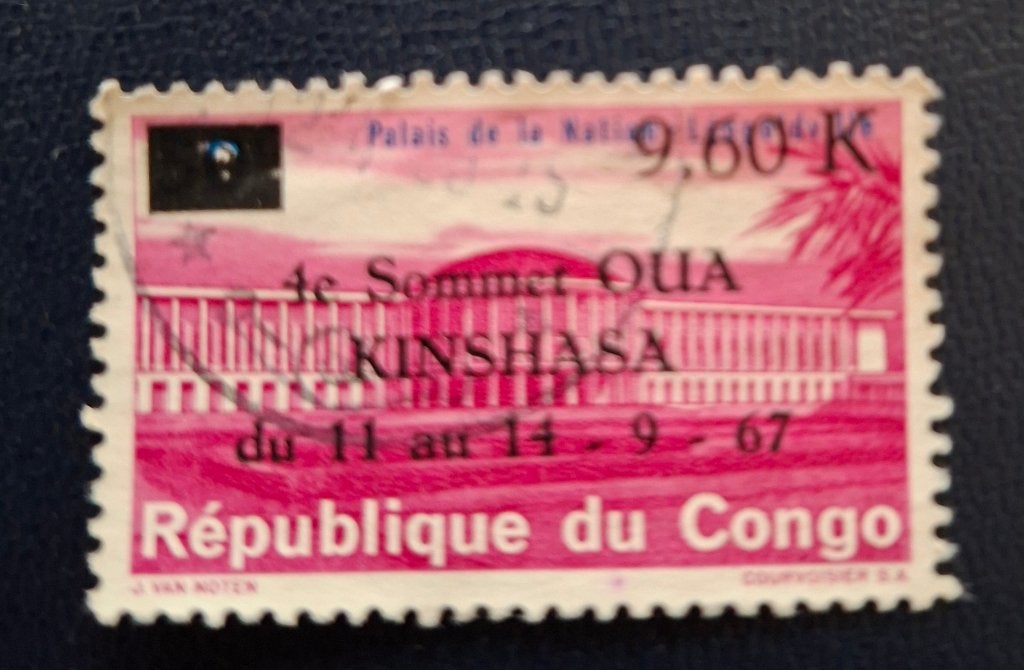 Timbre OBP 650 de la République démocratique du Congo, Enlèvement ou Envoi, Affranchi