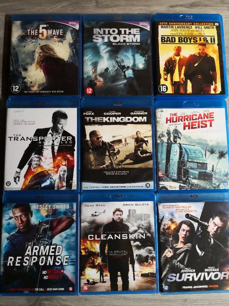 Varia blu-rays uit te kiezen, Cd's en Dvd's, Ophalen of Verzenden