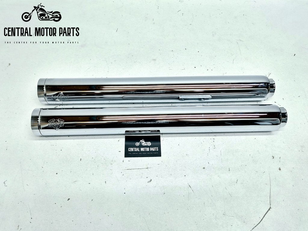 Vance and Hines Long Shots Slip Ons 23 inch Chrome, Motoren, Ophalen of Verzenden, Gebruikt
