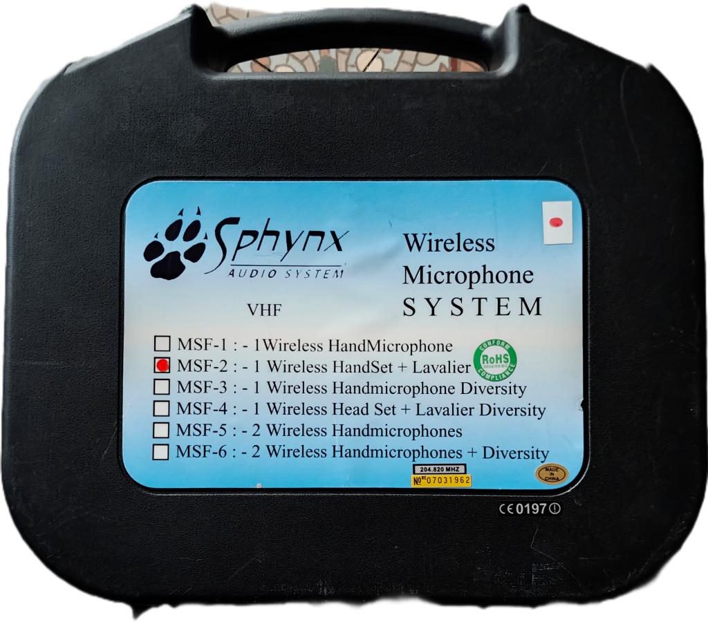 Micro-casque Sphynx, Audio, Tv en Foto, Professionele apparaten, Ophalen, Gebruikt, Audio
