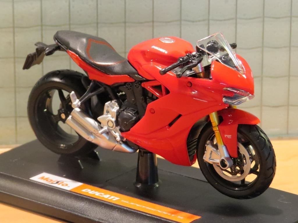 Ducati Supersport S 1:18 maisto, Hobby & Loisirs créatifs, Voitures miniatures | 1:18, Enlèvement ou Envoi, Neuf, Moteur, Maisto