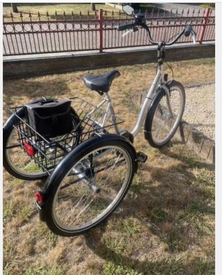 Driewieler eco trike Cm goedshop, Ophalen, Zo goed als nieuw, Verstelbare zitting