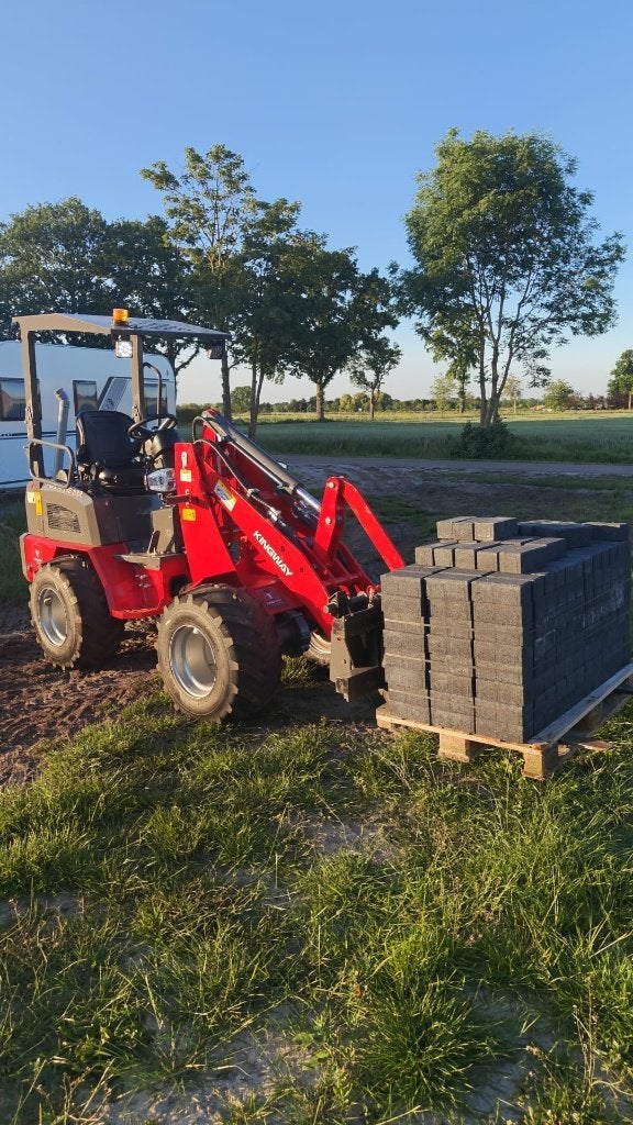 KINGWAY H190 Wiellader (knikgestuurd) – NIEUW | Kubota motor, Zakelijke goederen, Machines en Bouw | Kranen en Graafmachines, Verzenden