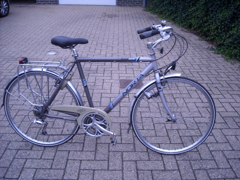 Herenfiets Norta, Fietsen en Brommers, Velgrem, Versnellingen, Zo goed als nieuw, 53 tot 57 cm