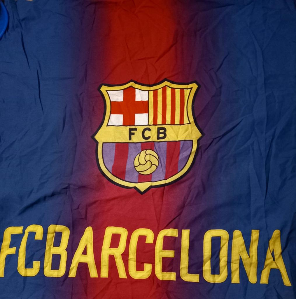 Taie d'oreiller - coton - FC Barcelona 60/60 -> 2€, Enlèvement, Utilisé, Accessoires de club