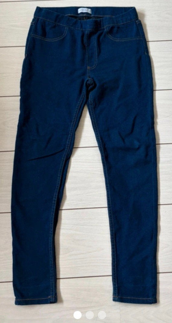 lange broek Spijkerstof met rek Janina 42, Blauw, Maat 42/44 (L), Ophalen of Verzenden, Zo goed als nieuw