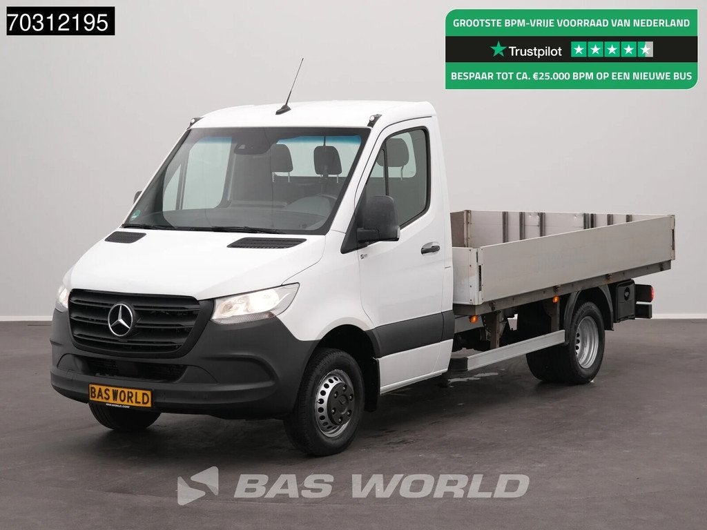 Mercedes Sprinter 516 CDI Automaat Dubbellucht 160PK Open La, Autos, Camionnettes & Utilitaires, Système de navigation, Achat