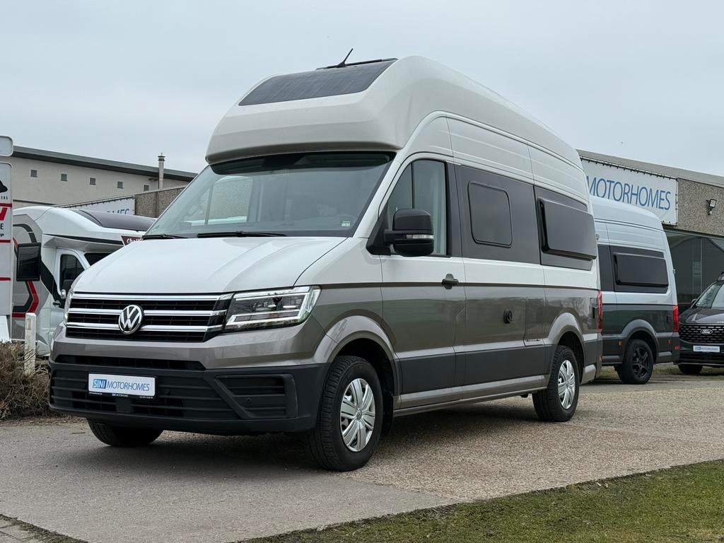VW Grand California 600 - Full option - 2 KLEUREN - 177PK!, Caravanes & Camping, Camping-cars, Entreprise, jusqu'à 4, Modèle Bus ou Fourgon aménagé