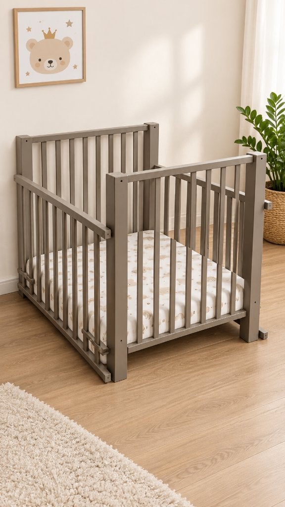 Parc bébé en bois, Enfants & Bébés, Enlèvement, Utilisé, Bois, Barrière de sécurité