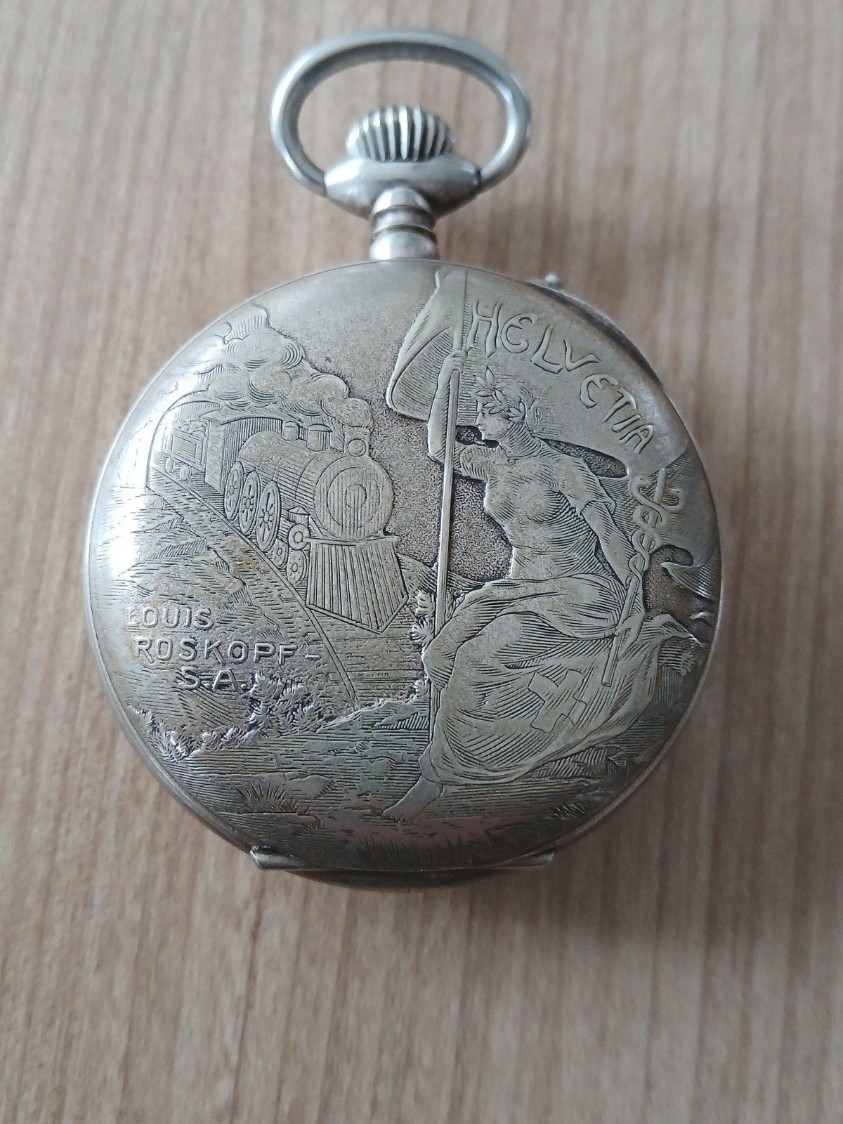Montre gousset roskopf helvetia