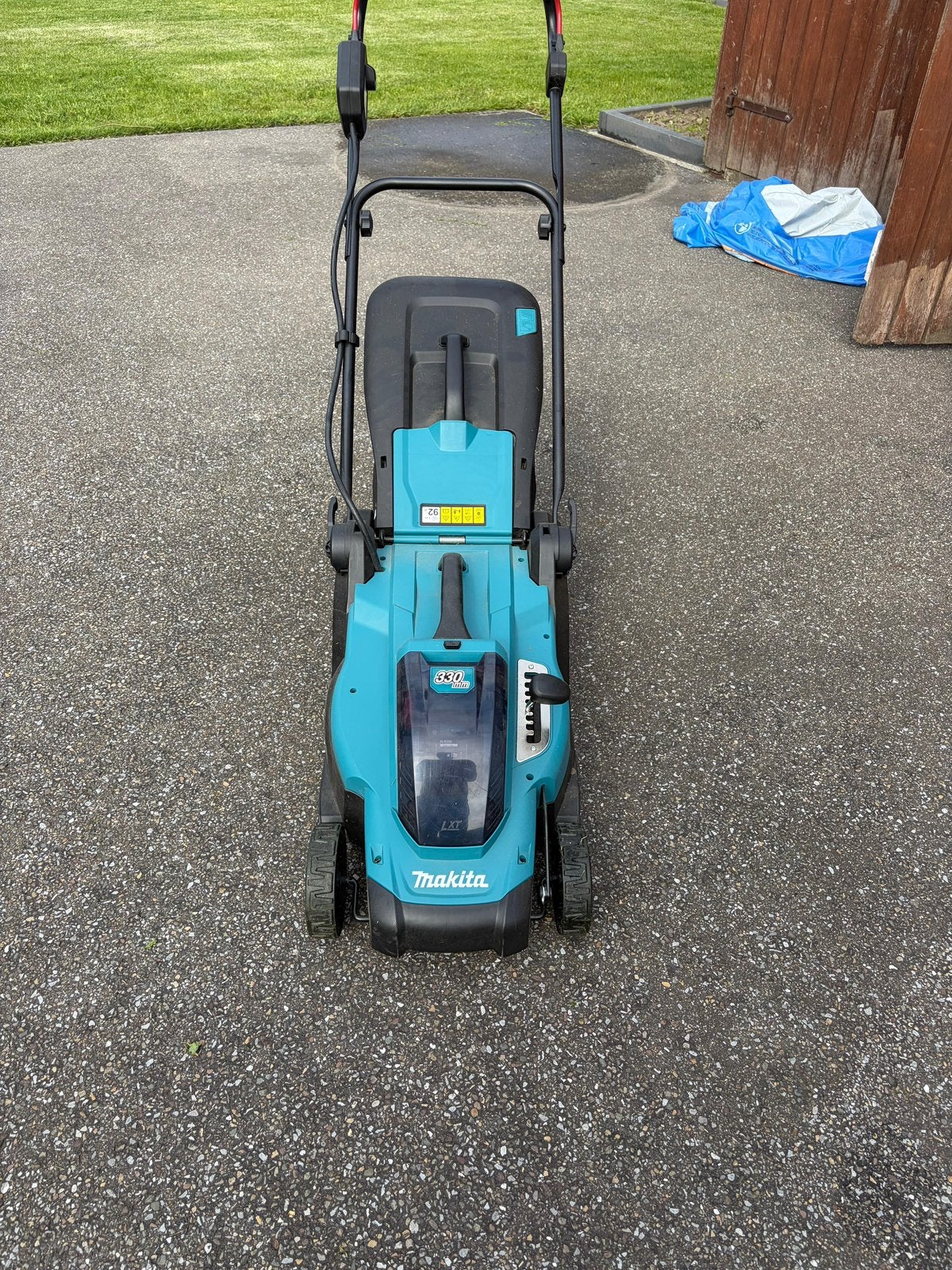 Accu grasmaaier, Tuin en Terras, Grasmaaiers, Ophalen, Zo goed als nieuw, 30 t/m 39 cm, Accu-grasmaaier