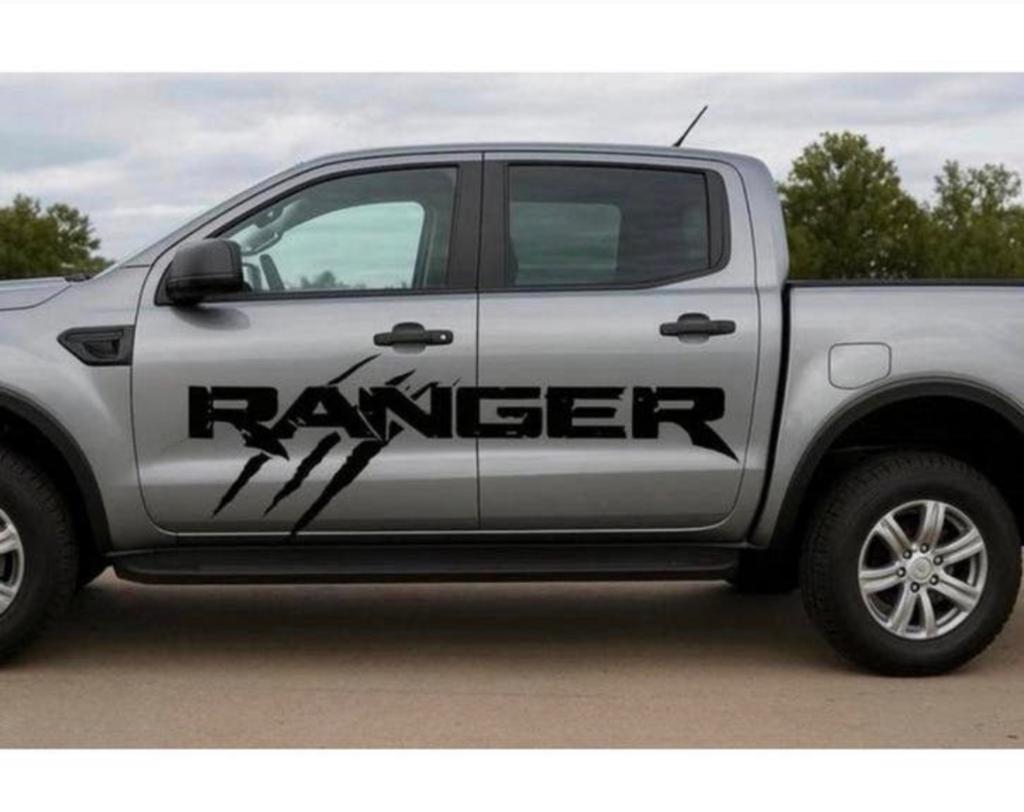 Zwart Vinyl stickers Ford Ranger Claw - zijkanten klauwen, Ophalen of Verzenden