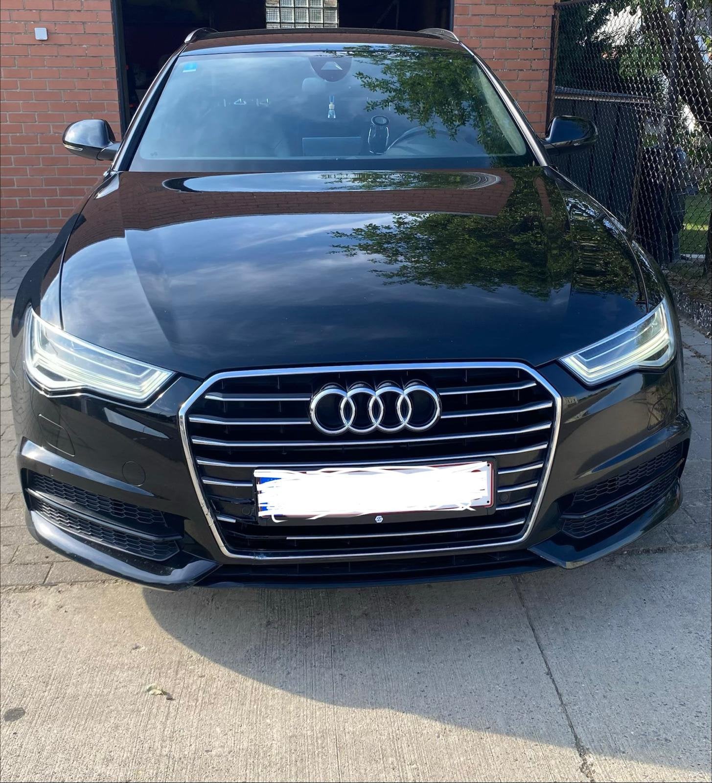 Audi A6, Auto's, 2995 cc, 2000 kg, Zwart, Leder