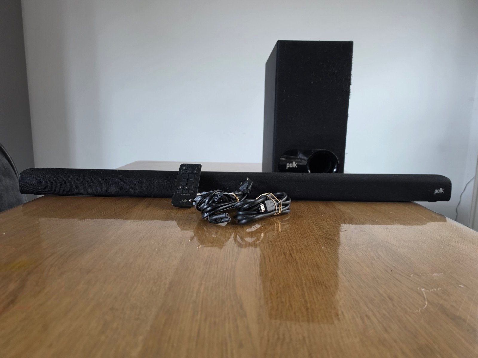 Polk Audio Signa S2 soundbar met draadloze subwoofer., Ophalen, Bluetooth, Zo goed als nieuw