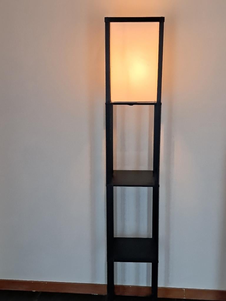 vloerlamp, Enlèvement, Comme neuf, Bois, 150 à 200 cm