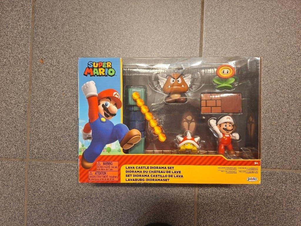 Super mario: Lava castle diorama set, Ophalen, Nieuw, Jongen of Meisje