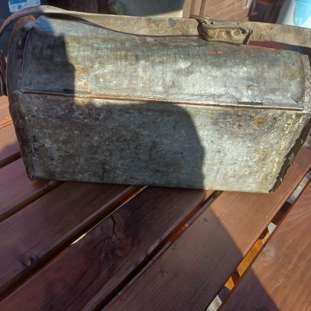 Coffre de plombier vintage, Collections, Boîte en métal, Enlèvement ou Envoi, Utilisé, Autre, Autres marques