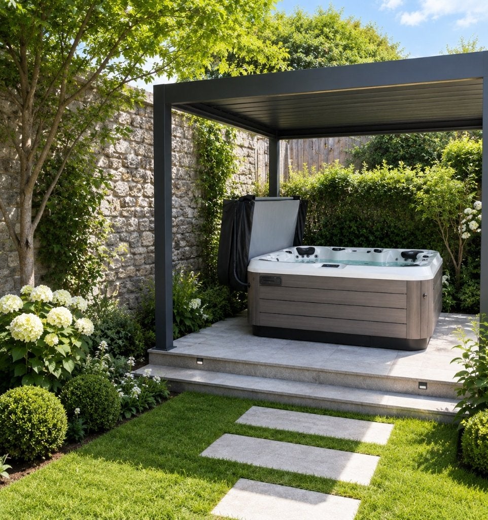 Ervaar de kracht in deze 5pers jacuzzi Full option, Ophalen, Nieuw, Verlichting
