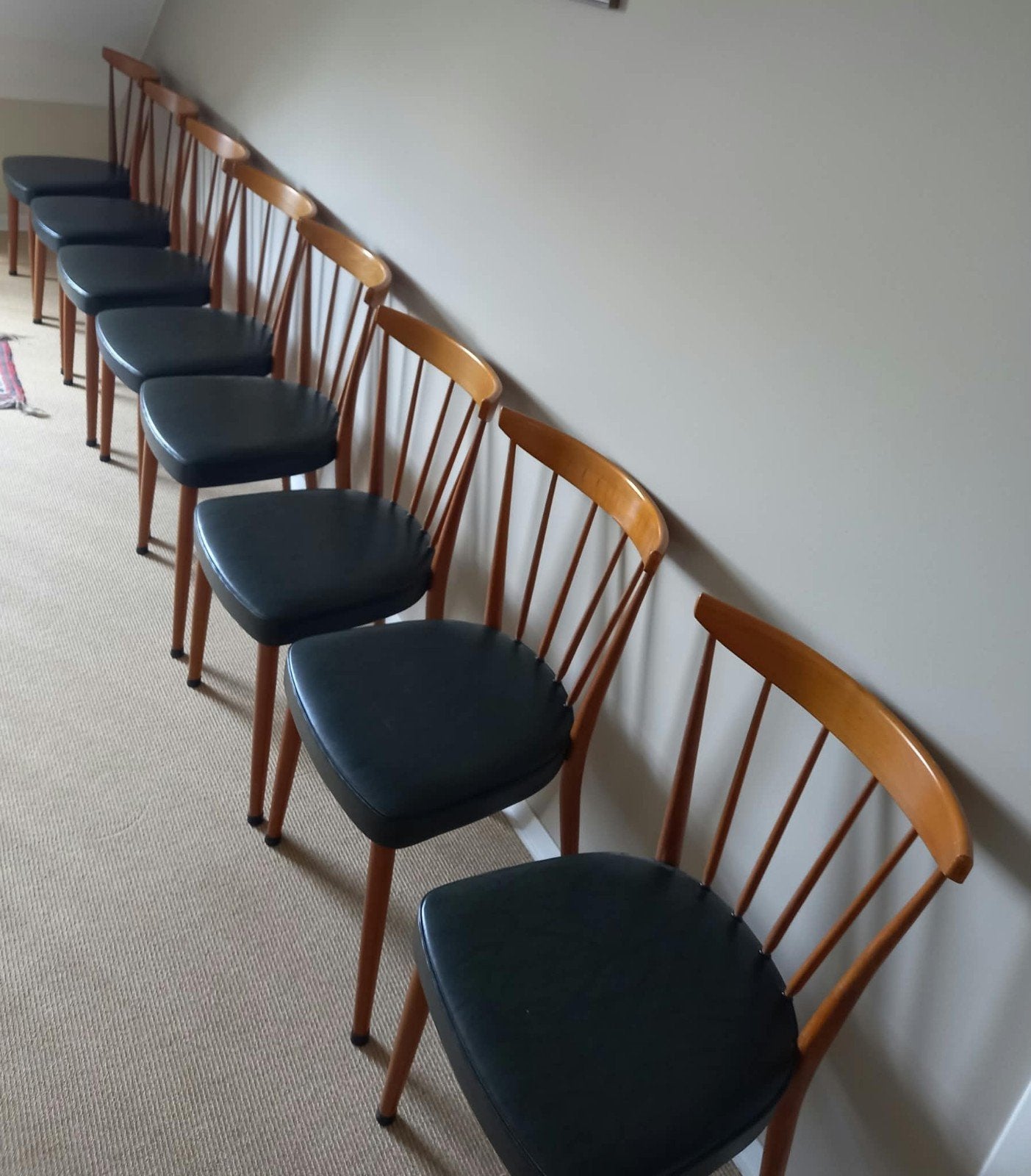 VINTAGE SPIJLSTOELEN STEVENS, Ophalen