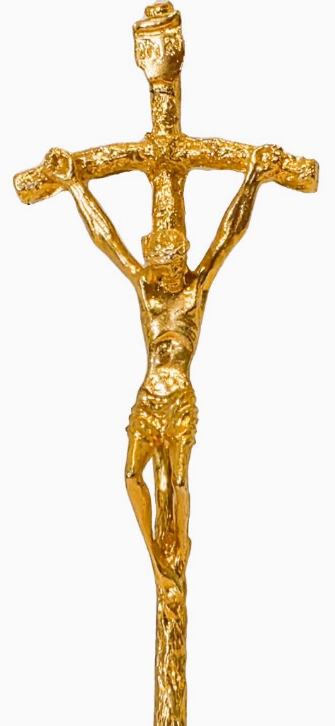 Italiaans kruis, goud verguld., Ophalen of Verzenden