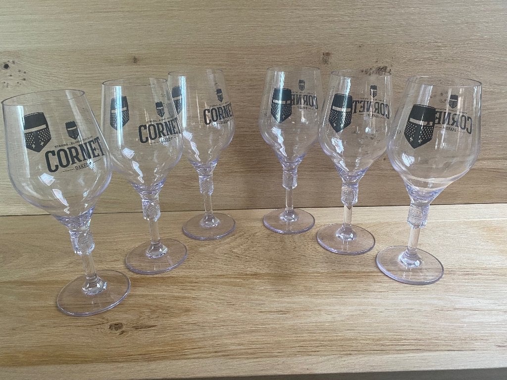 Acryl Cornet bierglas, Ophalen of Verzenden, Nieuw, Bierglas