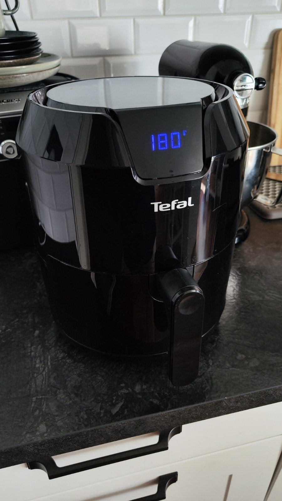 Airfryer Tefal Easy Fry EY4018, Ophalen, Gebruikt, Airfryer, 1500 gram of meer
