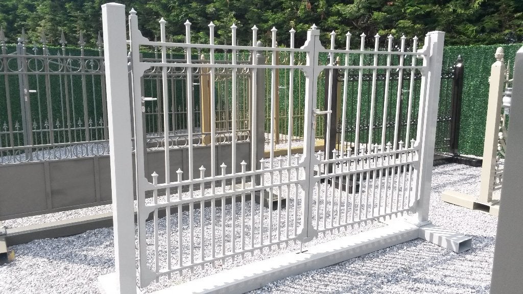 Draaipoort model Palermo, Tuin en Terras, Ophalen, Staal, Nieuw, 150 tot 200 cm