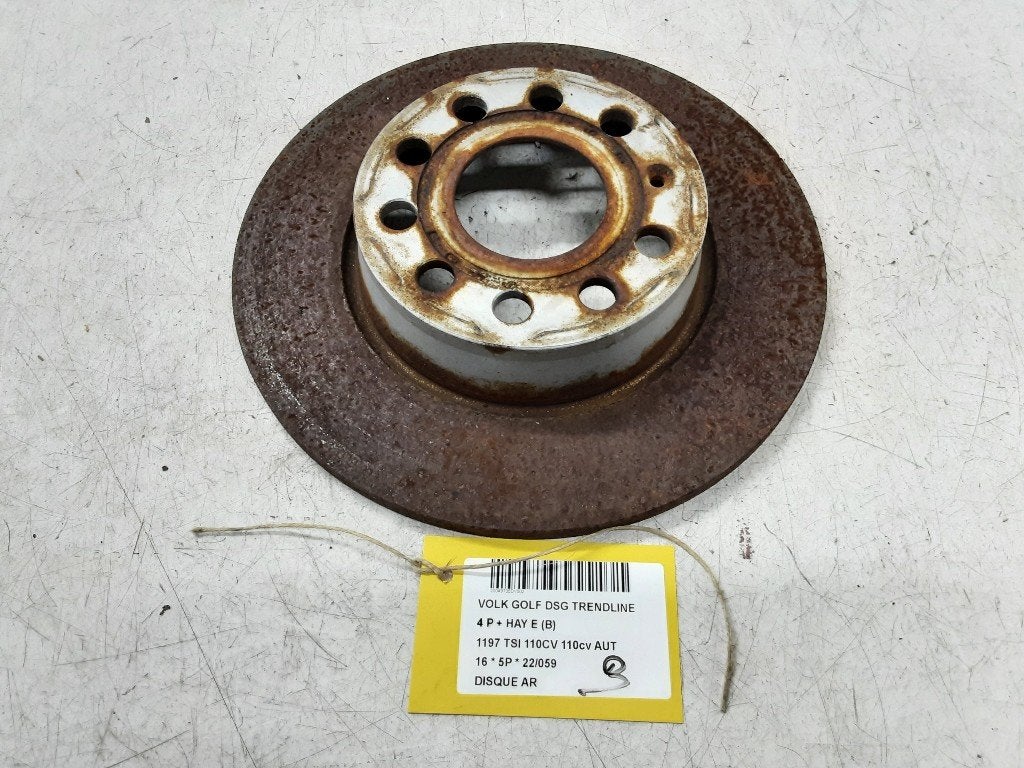 REMSCHIJF ACHTER Volkswagen Golf VII (AUA) (01-2012/03-2021), Gebruikt, Volkswagen, Volkswagen AG, Kundenbetreuung@volkswagen.de