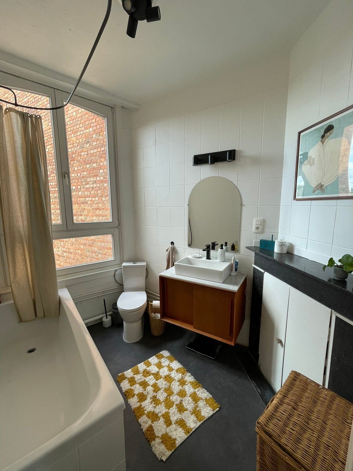 Badkamermeubel Furnified, Enlèvement, 50 à 100 cm, Meuble lavabo, Moins de 100 cm