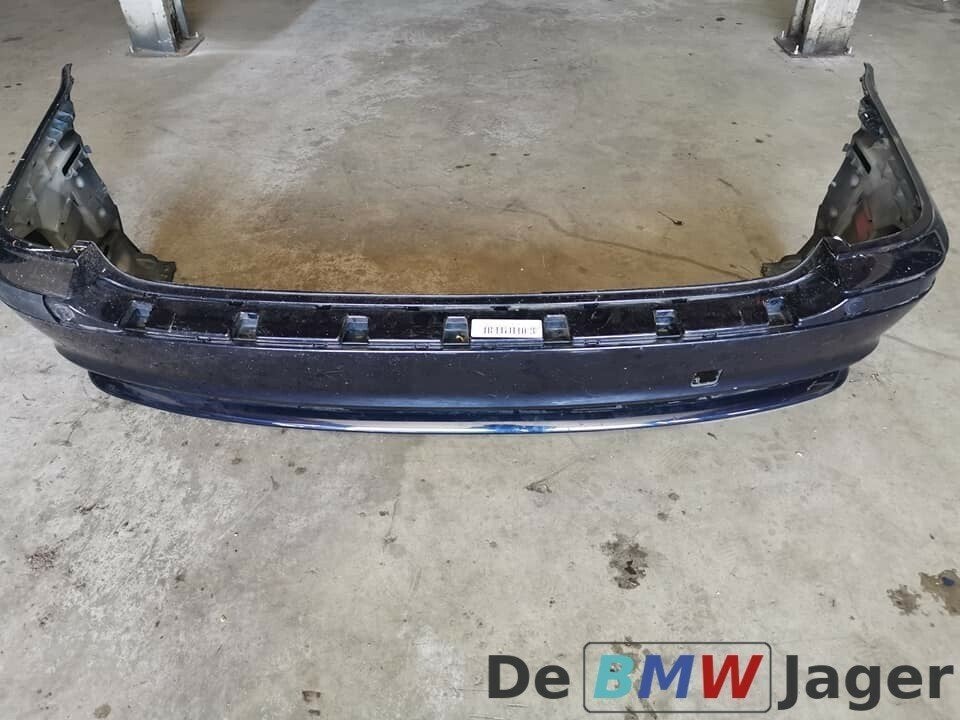 Achterbumper blauw BMW 3-serie E46 touring facelift, Gebruikt, Ophalen of Verzenden, Achter, Bumper