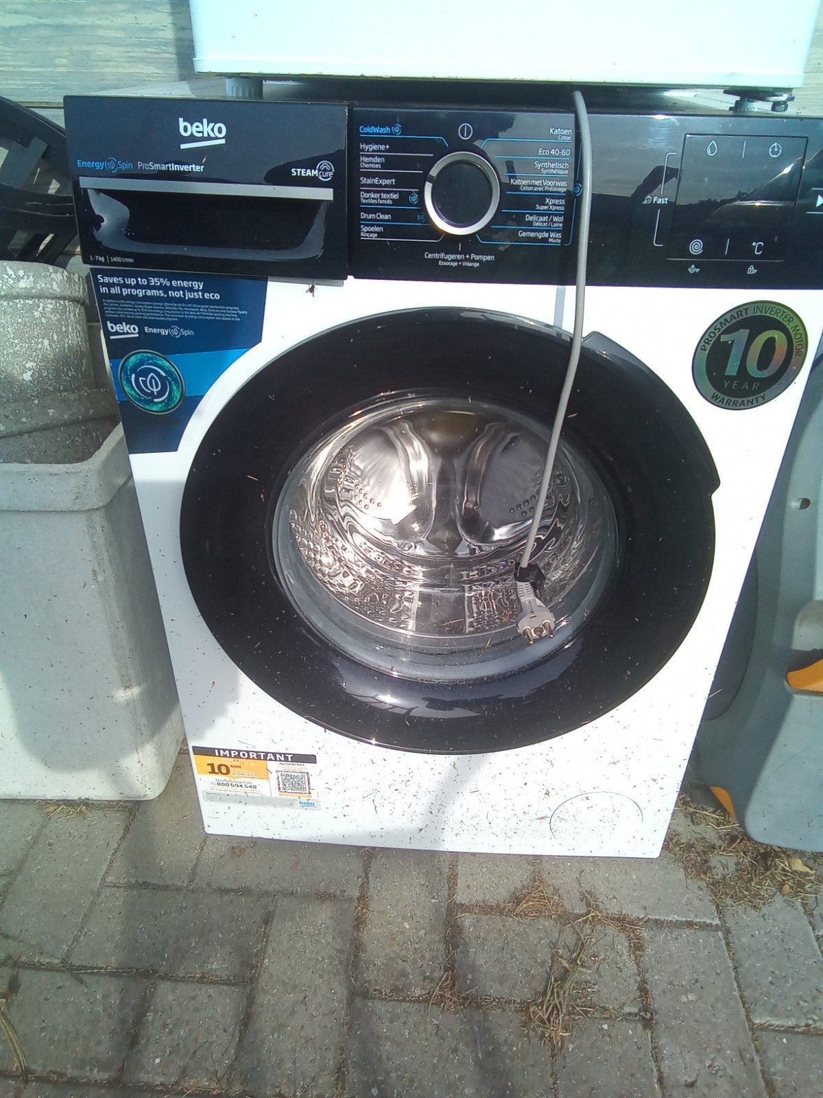 wasmachine, Elektronische apparatuur, Ophalen