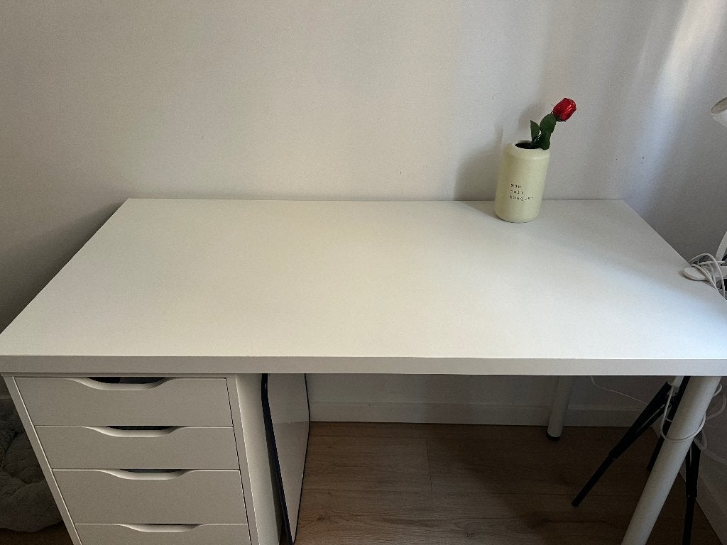 Bureau avec rangements, Comme neuf, Enlèvement, IKEA, Bureau-armoire combiné