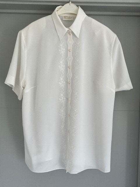 Damesblouse maat 48, Kleding | Dames, Grote Maten, Erfo, Ophalen of Verzenden, Zo goed als nieuw, Blouse of Tuniek