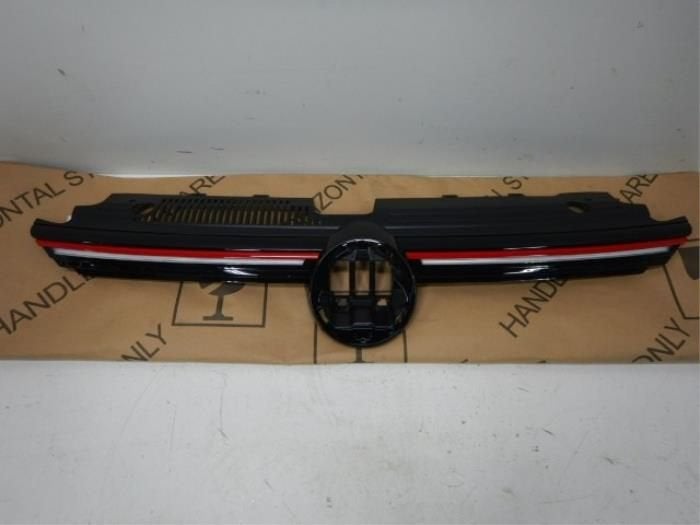 VW Golf 8 GTI Grille Hoogglans Zwart ACC, Ophalen of Verzenden, Gebruikt