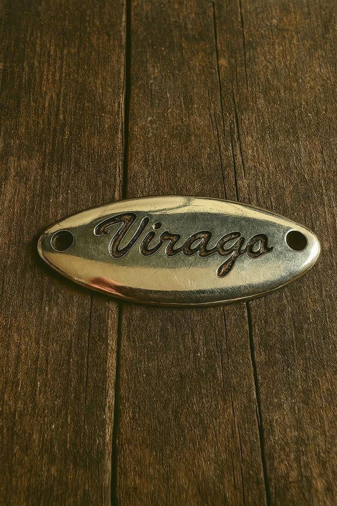 Metalen plaatje - Virago - 5x2cm, Motoren, Verzenden, Nieuw