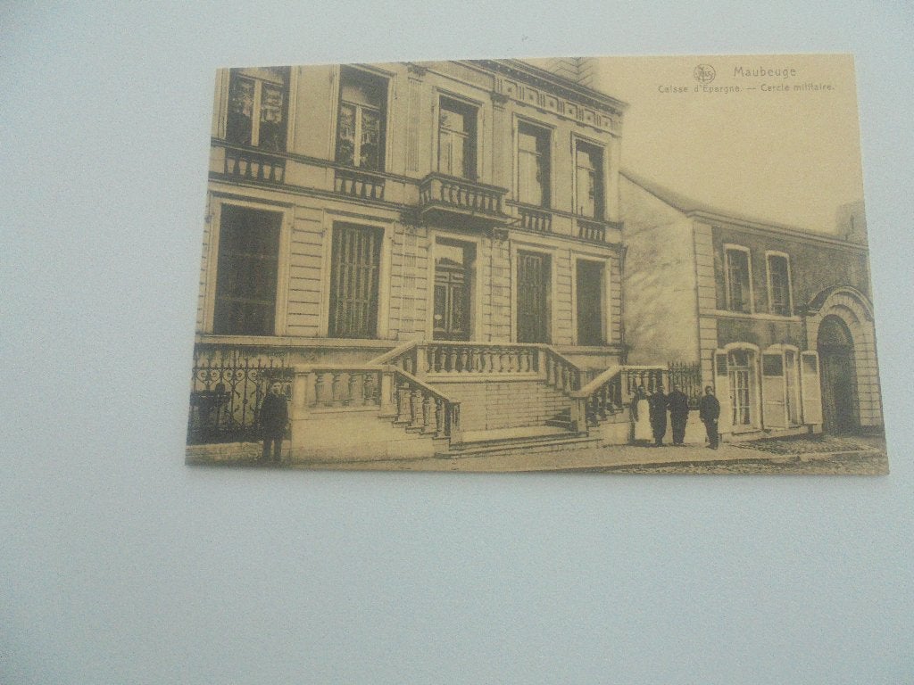 maubeuge- caisse d'espergne- cercle millitaire, Enlèvement ou Envoi, 1940 à 1960, Non affranchie, Hainaut