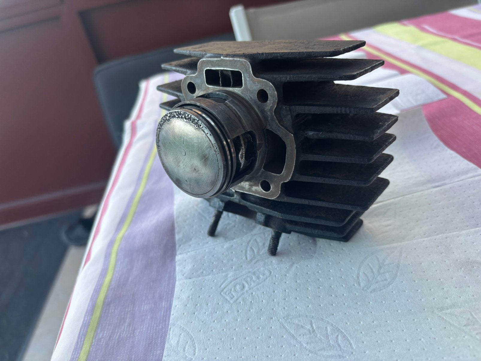 Cylindre DR 65CC plus piston Meteor pour Honda Camino, Envoi, Comme neuf