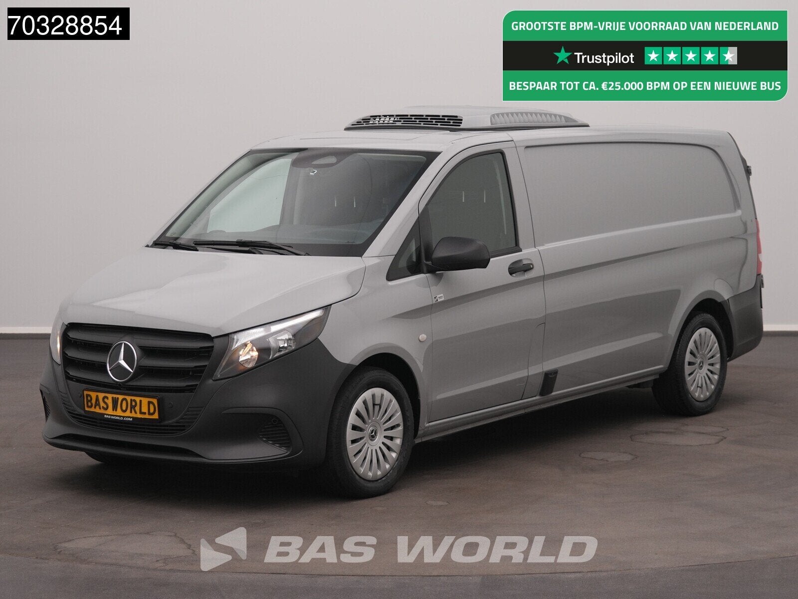 Mercedes Vito 116 Koelwagen L3H1 Carrier Neos 200S 230v Stek, Autos, Argent ou Gris, Achat, Euro 6, Entreprise