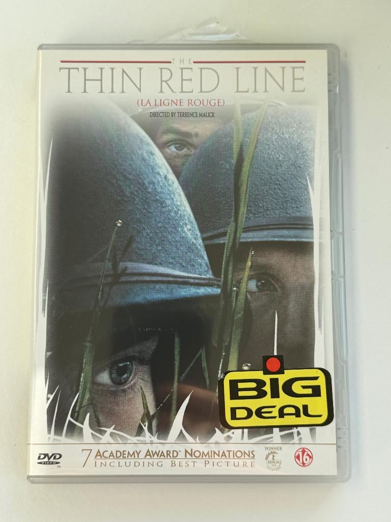 The Thin Red Line (DVD), Cd's en Dvd's, Dvd's | Actie, Vanaf 16 jaar, Ophalen of Verzenden, Gebruikt, Oorlog